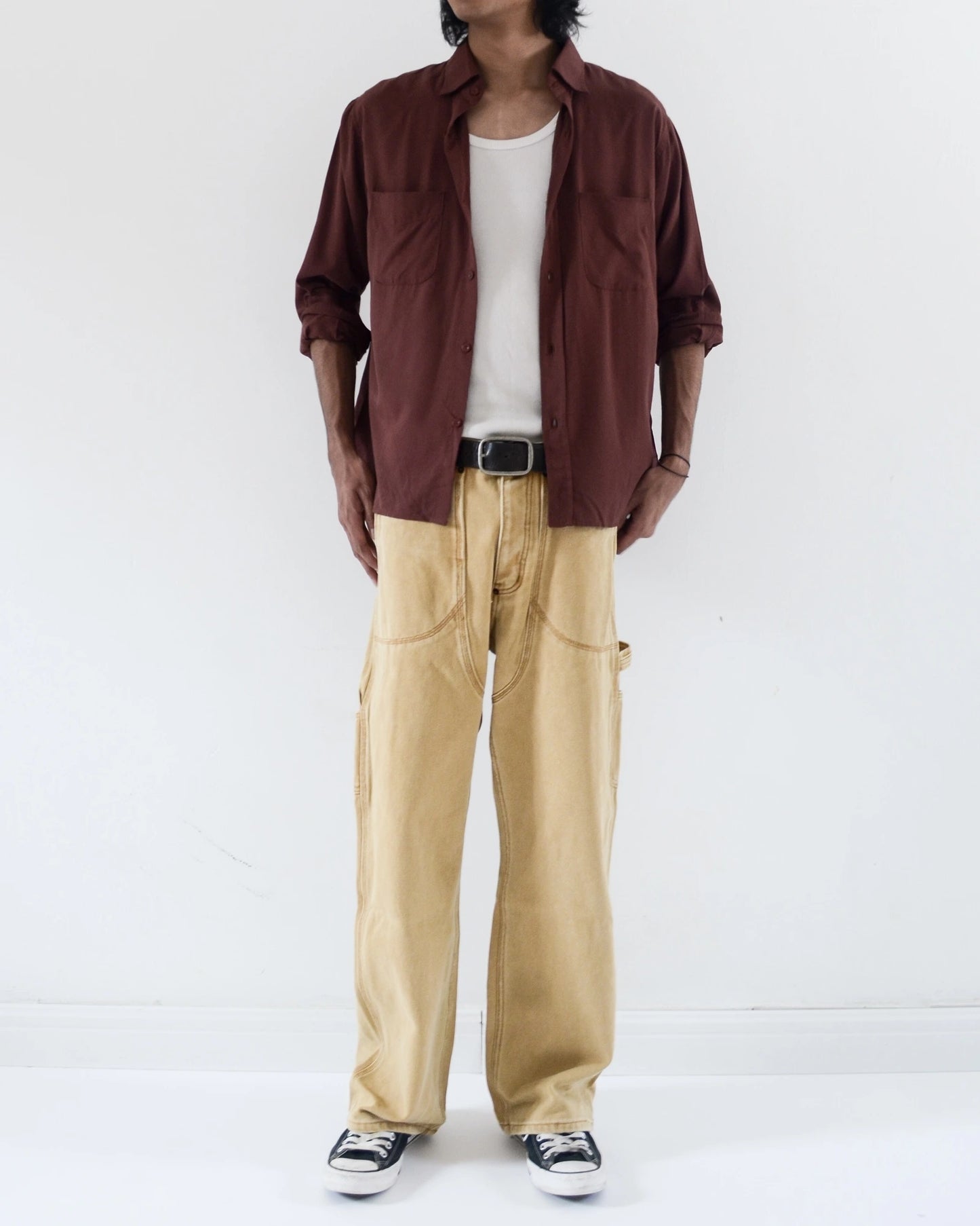 CHAPS CARPENTER PANT + TENCEL DINER SHIRT