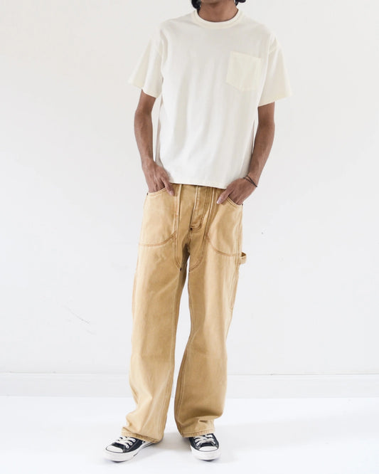 CHAPS CARPENTER PANT + SLUB POCKET TEE