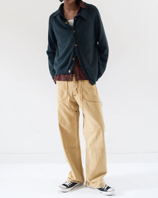 CHAPS CARPENTER PANT + FRAY CARDIGAN + TENCEL DINER SHIRT