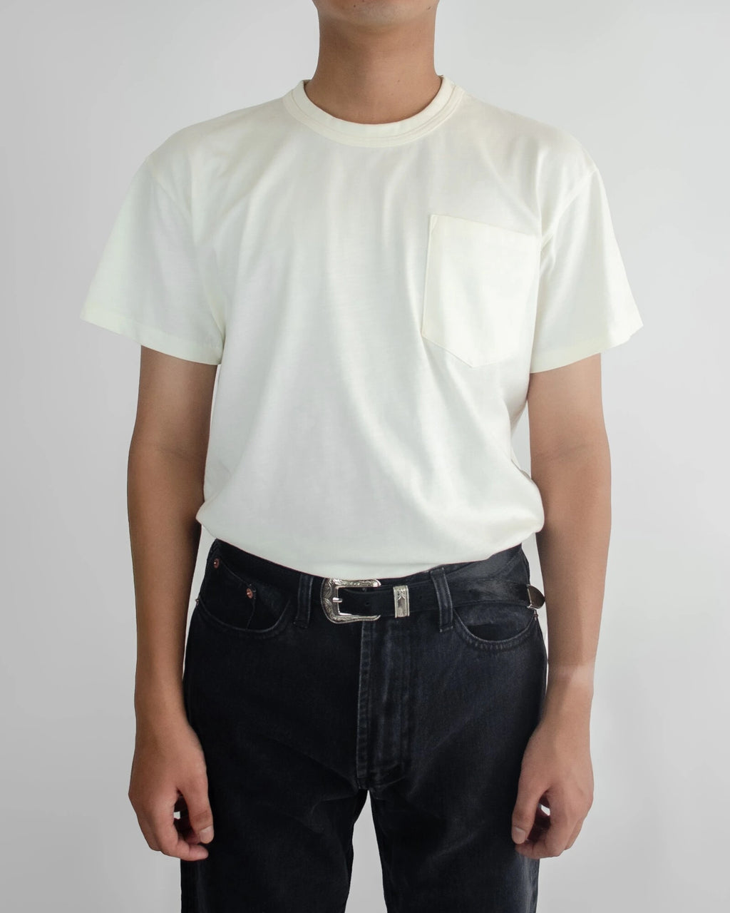SLUB POCKET TEE