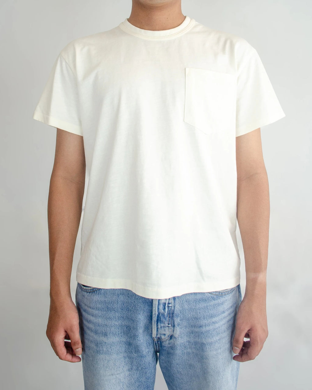 SLUB POCKET TEE