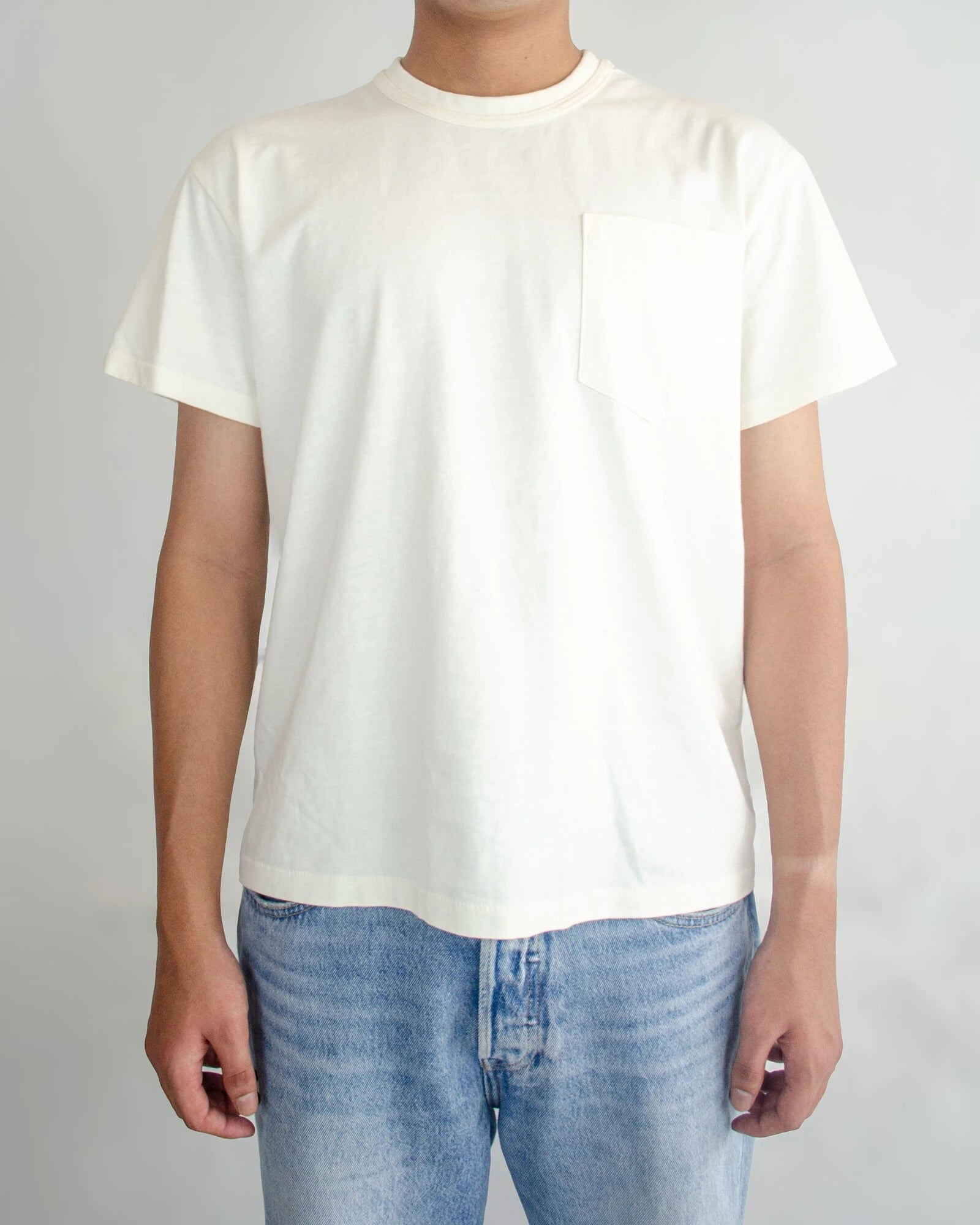 SLUB POCKET TEE