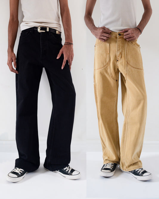 SPADE FLARE JEANS + CHAPS CARPENTER PANT