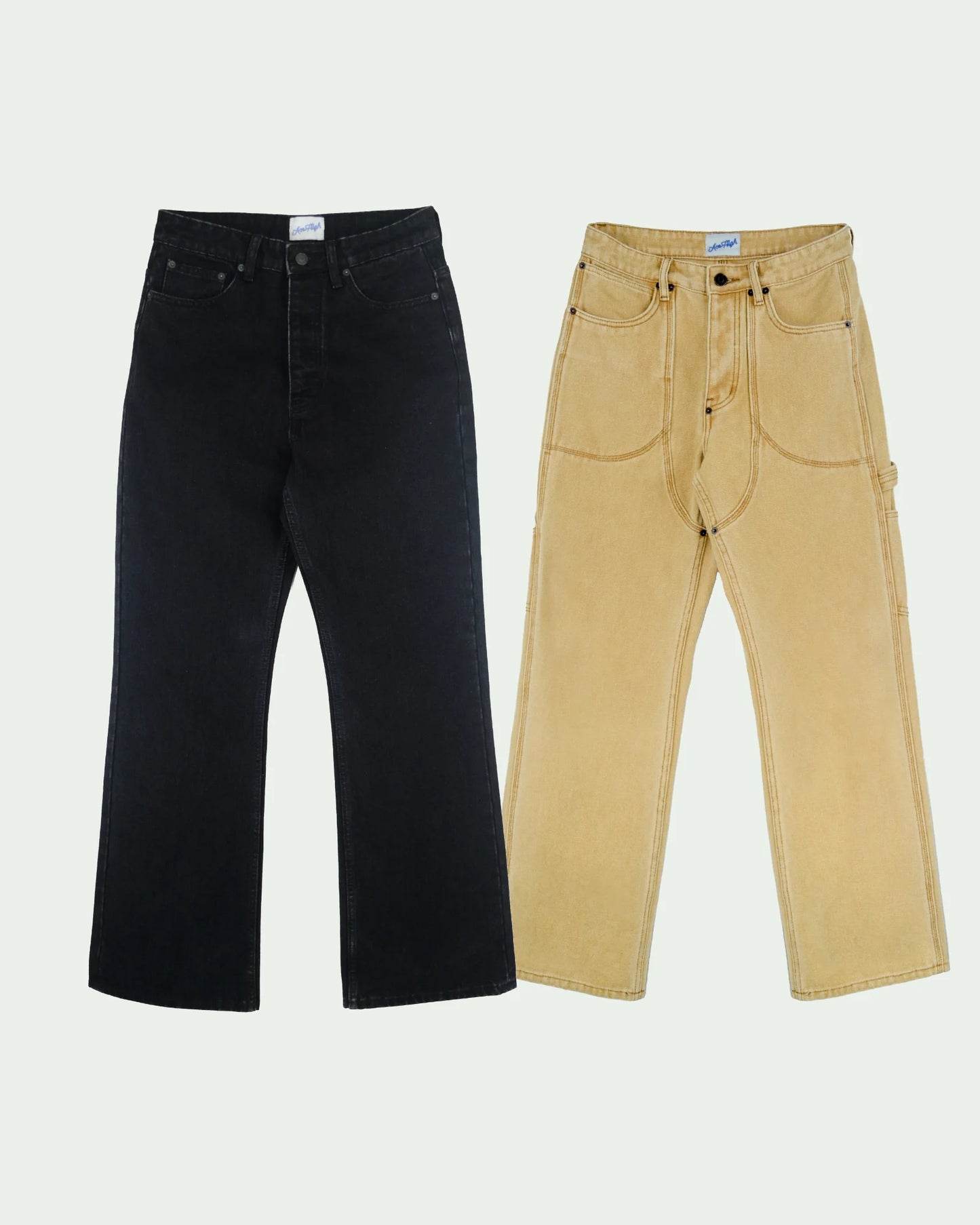 SPADE FLARE JEANS + CHAPS CARPENTER PANT