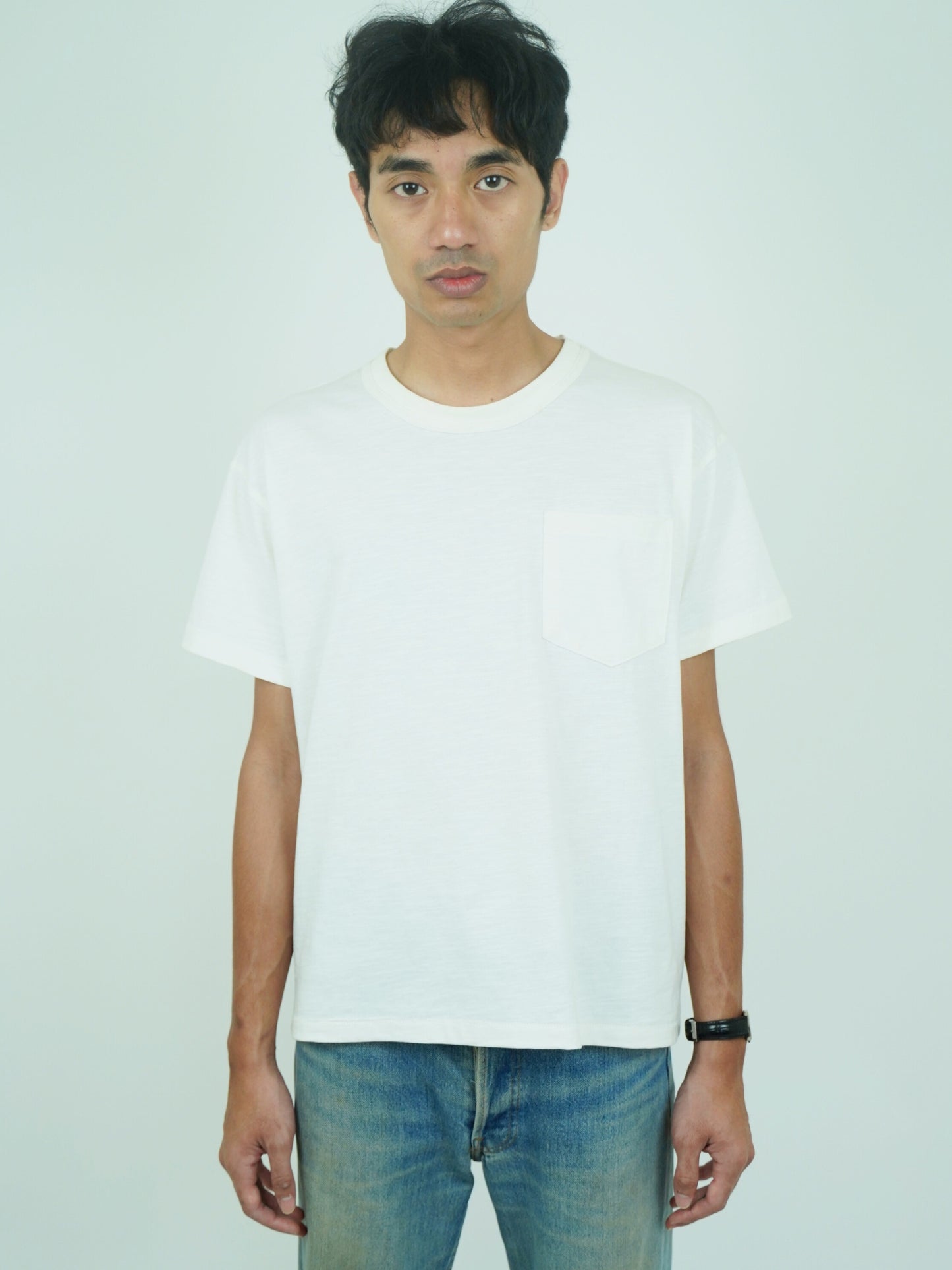 SLUB POCKET TEE