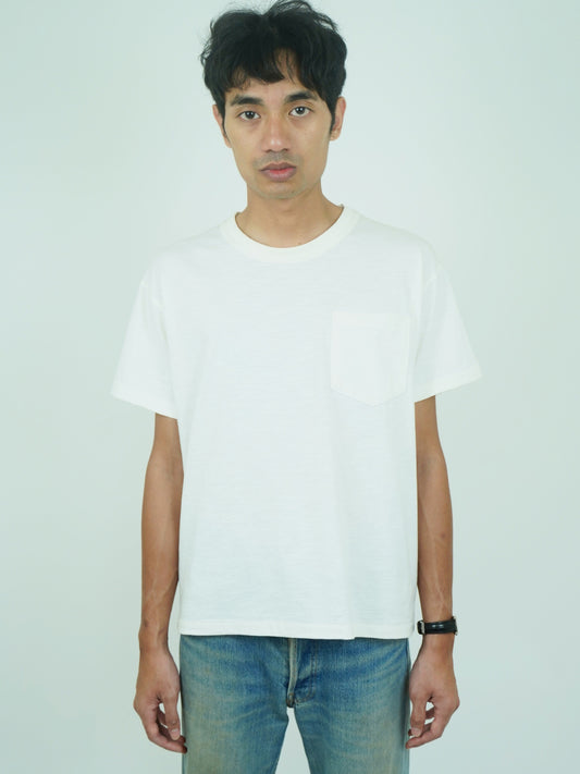 SLUB POCKET TEE