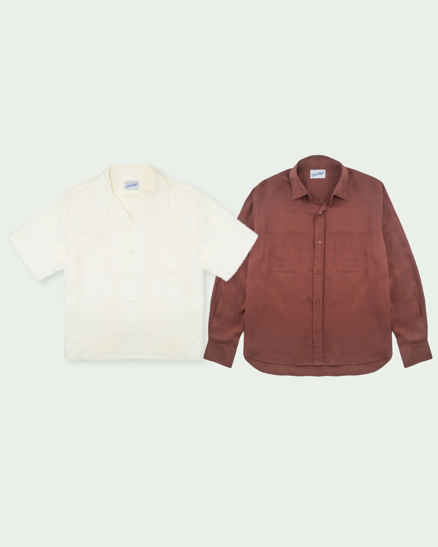 RIPPLE CAMP SHIRT + TENCEL DINER SHIRT
