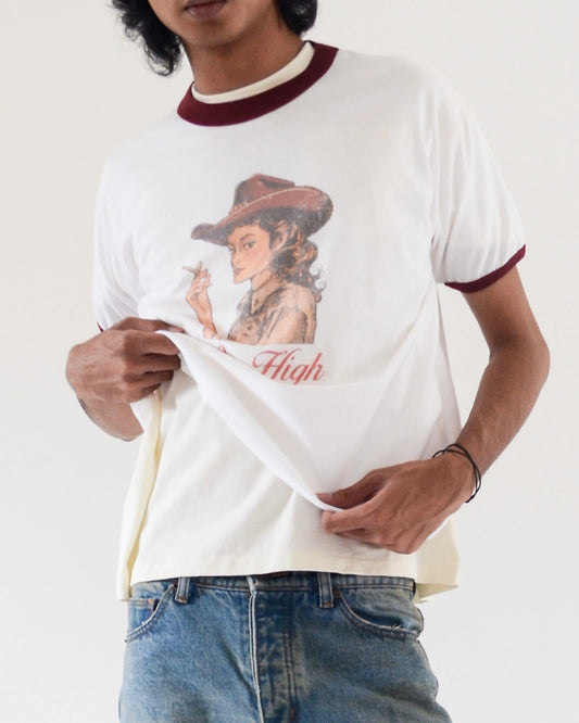 SLUB POCKET TEE + SADIE RINGER TEE